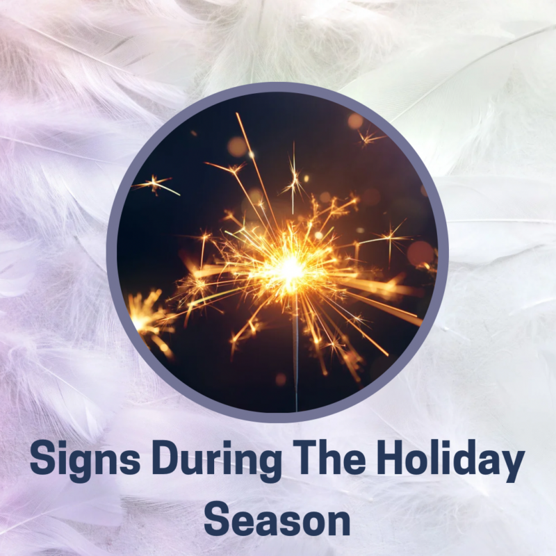 Signs During The Holiday Season